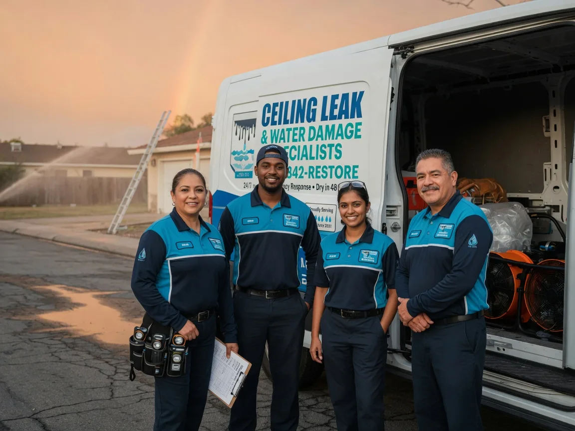 Ceiling Leak Cleanup company in Solway, MN