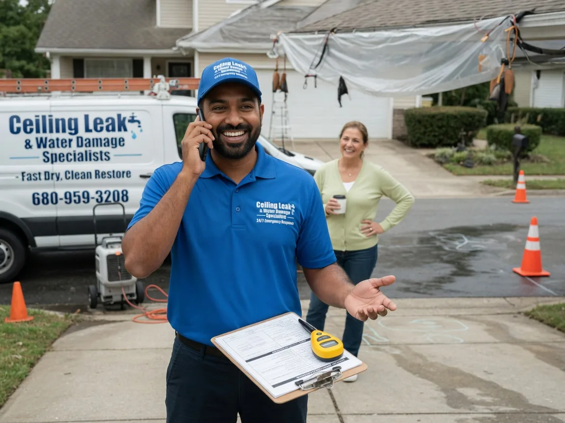 Ceiling Leak Cleanup Solway, MN FAQs